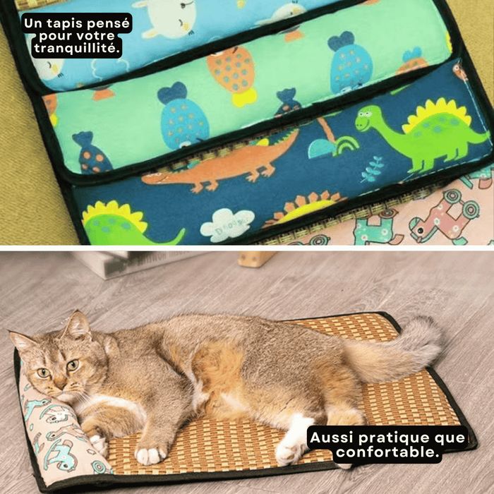 Tapis Rafraîchissant Chatonia — Fraîcheur d'été sans gel