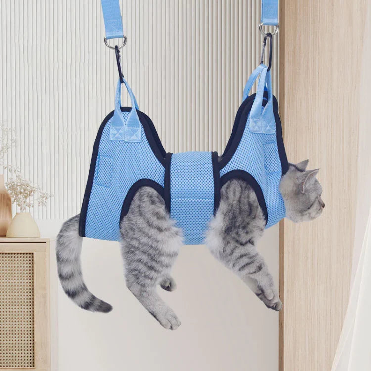 Harnais Hamac de Toilettage Anti-Stress Chatonia — Chat & Petit Chien