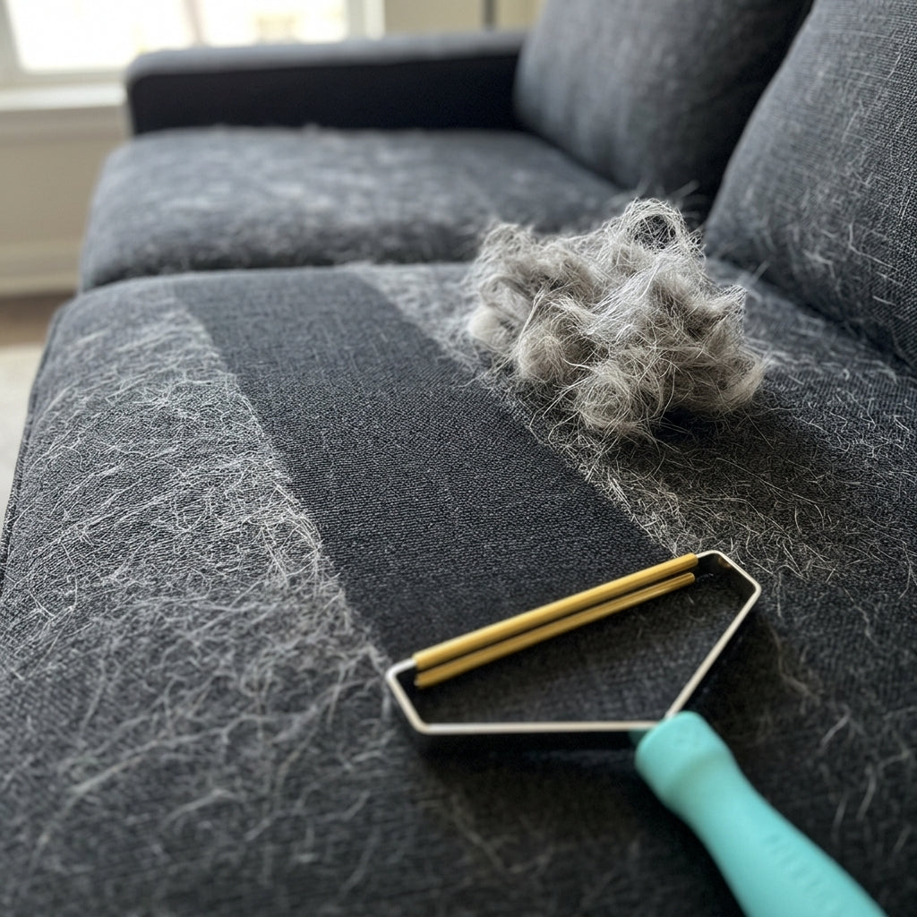 Brosse Anti-Poils Réutilisable Chatonia — Canapé, Vêtements & Sols
