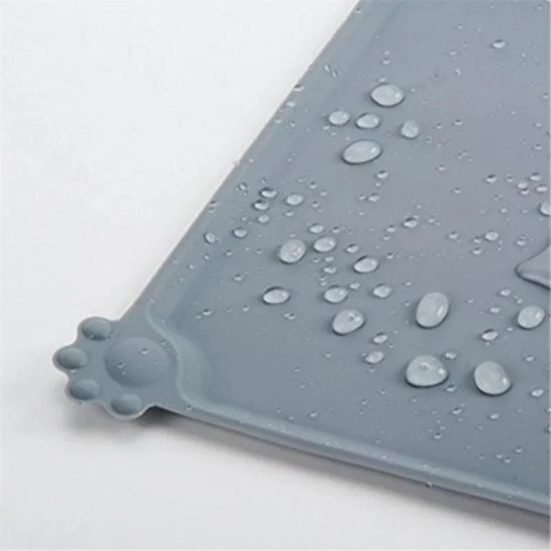 Tapis Silicone Anti-Éclaboussures pour Fontaine — Chatonia