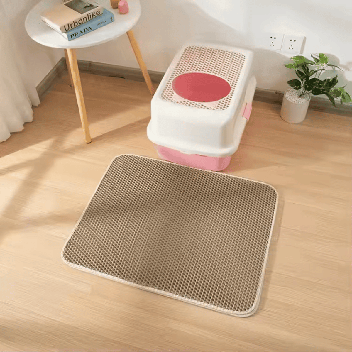 Tapis de Litière Double Couche Chatonia — Zéro grain dans la maison