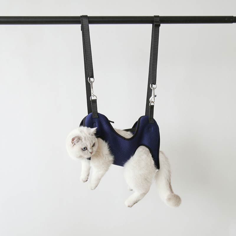 Harnais Hamac de Toilettage Anti-Stress Chatonia — Chat & Petit Chien